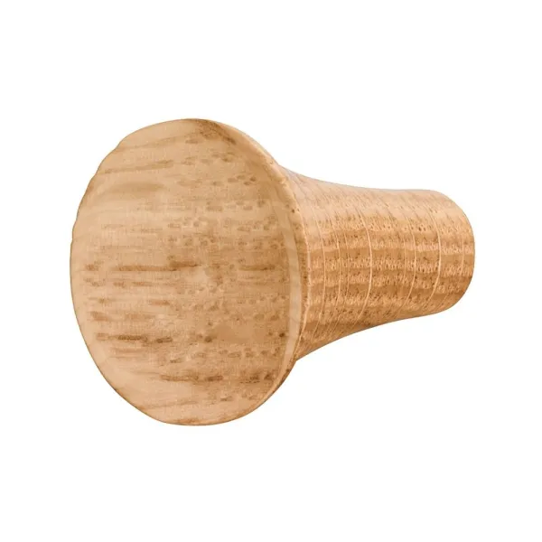 Wooden Knob H2525, 26x31mm, lacquered oak