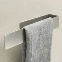 Towel holder BASE self-adhesive 250x50x45mm matt black