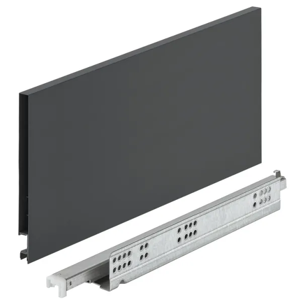 Drawer set Matrix Box Slim A Synchro, H175mm L500mm 30kg push-to-open anthracite