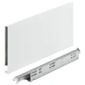 Stalčių šonai Matrix Box Slim A Synchro, H175mm, L500mm, 30kg, atmetantys, balta
