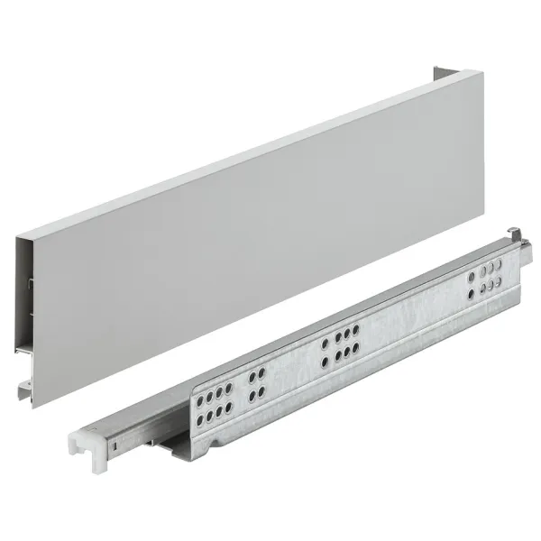 Drawer set Matrix Box Slim A Synchro, H89mm L500mm 30kg push-to-open grey