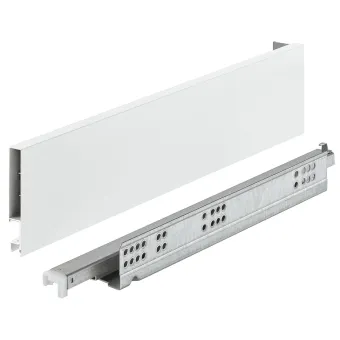 Drawer set Matrix Box Slim A Synchro, H89mm L450mm 30kg push-to-open white