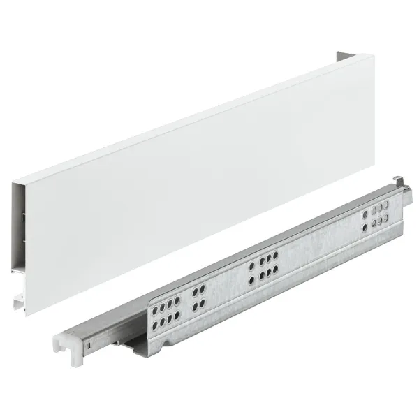 Drawer set Matrix Box Slim A Synchro, H89mm L450mm 30kg push-to-open white