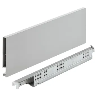Drawer set Matrix Box Slim A Synchro, H128mm L550mm 30kg push-to-open grey
