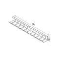Cable tray FUTURO, 740mm, H80mm, white