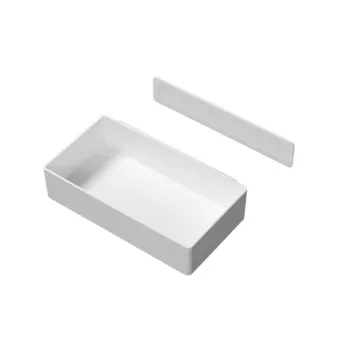 Multi-functional tray ATAS-S, for door installation, 222x149x50mm, white