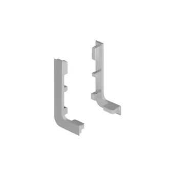 Endcap for profile, outer, aluminium