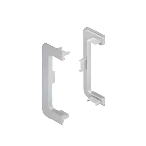 Endcap for profile, outer, white