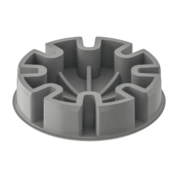 Foot plate for AXILO leg, plastic, grey