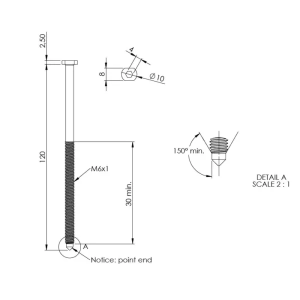 Pirštas Fix-More L120mm plienas SISO