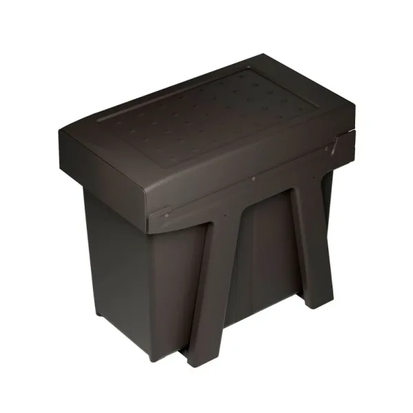 Pull-out waste bin 424, 1x30L, black