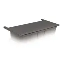 Lid-shelf for waste bin, pull out, MW900mm, 864x444x30mm, plastic, anthracite