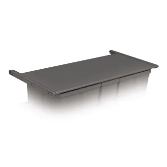 Lentyna-dangtis ištraukiamas šiukšliadėžei, MP900mm, 864x444x30mm, plastikas, antracitas