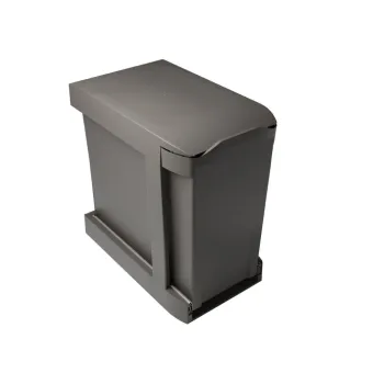 Waste bin with automatic pull-out, 260x452x442mm, 2x14L, amthracite