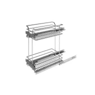 Pull out wire Cargo basket Unica 20, W450mm, full extension, with soft close, chrome