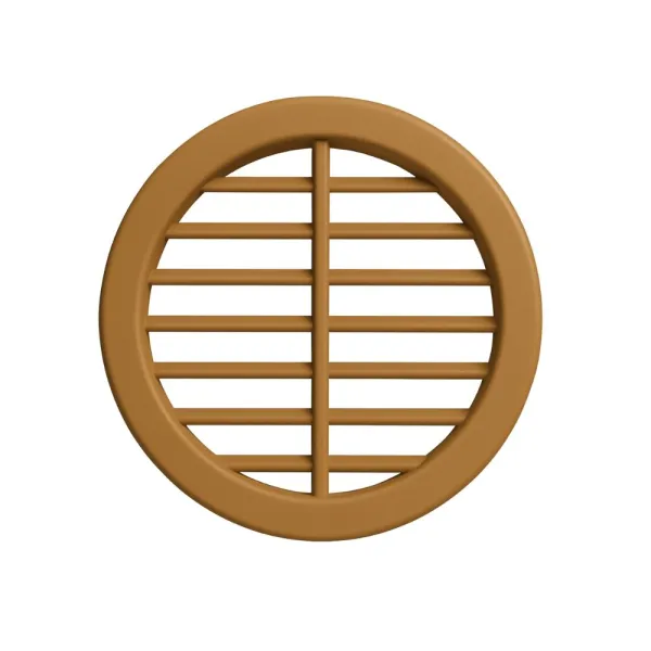 Ventilation grill round Ø47mm beech