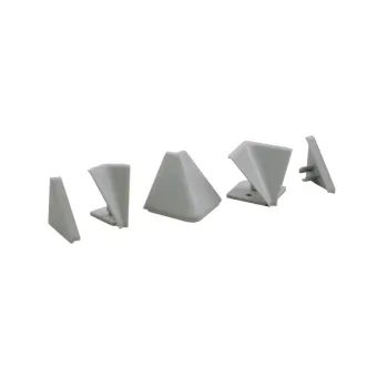 Backsplash accessories light gray