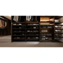 Metal drawer for shoes W800mm with soft closing, black