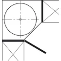 Full circle carousel fitting, Häfele, for corner cabinets, with shelves