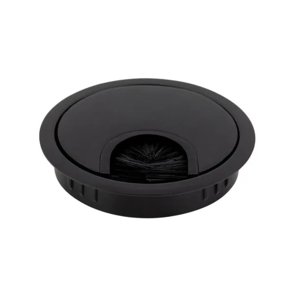 Cable grommet D80x13mm, with brush, stainless steel