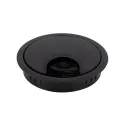 Cable grommet D80x13mm, with brush, black
