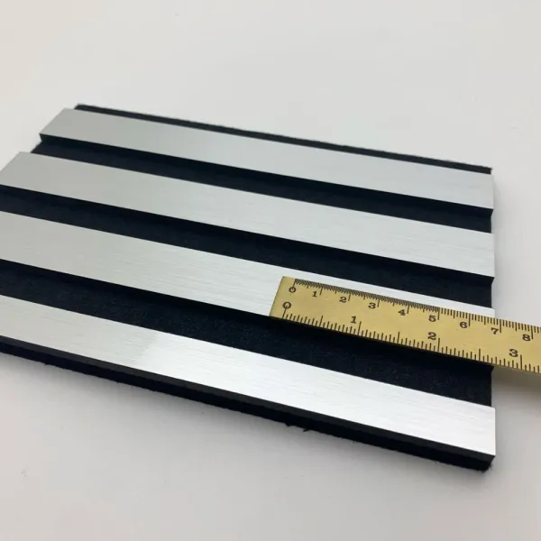 Plokštė akustinė AP Silver brushed, 2800x600x10,5mm, NA