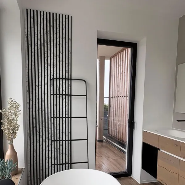 Acoustic panel AP MARBLE White, 2800x600x10mm, NA