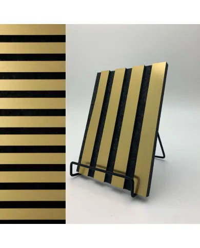 Acoustic panel AP Brass brushed matt AR, 2800x600x10,5mm, NA