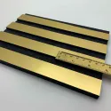 Acoustic panel AP Brass brushed matt AR, 2800x600x10,5mm, NA