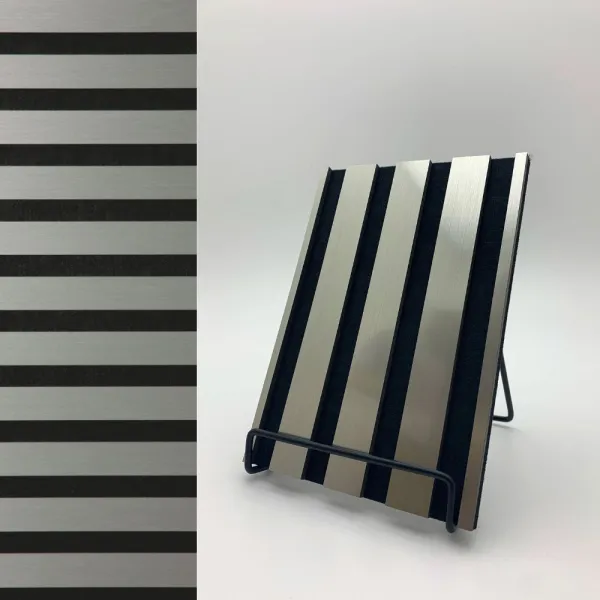 Plokštė akustinė AP Green Steel brushed AR, 2800x600x10,5mm, NA
