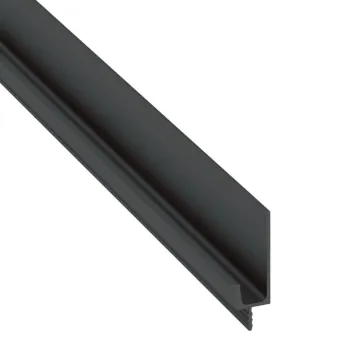 Aluminium handle profile 2500x19.8x40mm, black matte