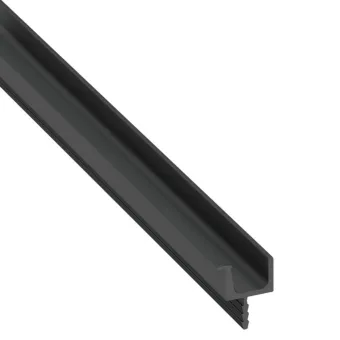 Aluminium handle profile 2500x19.8x11mm, black matte