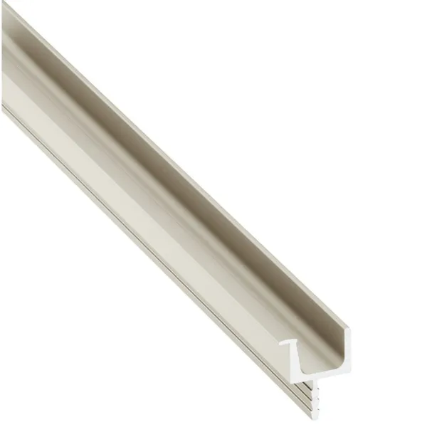 Aliuminio rankenėlės profilis 2500x19,8x11mm, nerūdijantis plienas