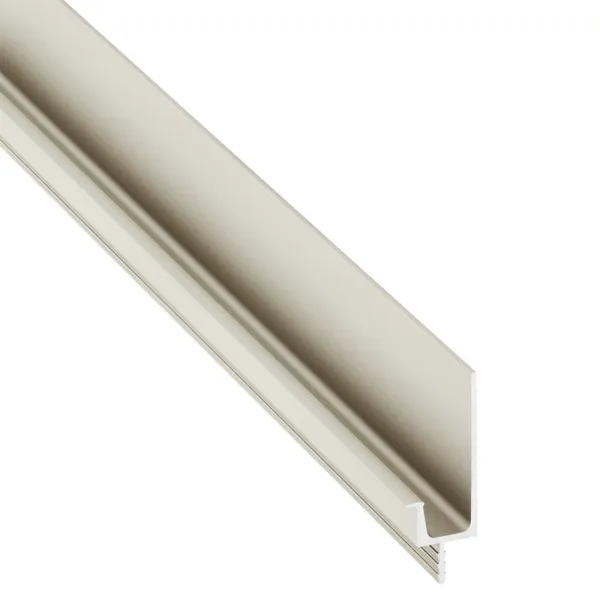 Aliuminio rankenėlės profilis 2500x19,8x40mm, nerūdijantis plienas