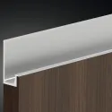 Aliuminio rankenėlės profilis 2500x19,8x40mm, nerūdijantis plienas