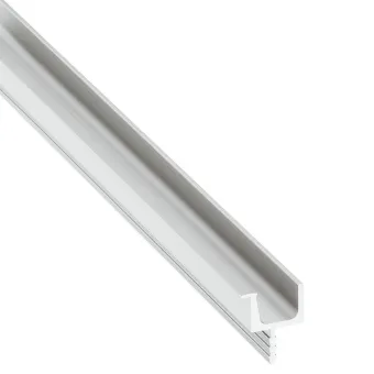 Aluminium handle profile 2500x19.8x11mm, matt chrome