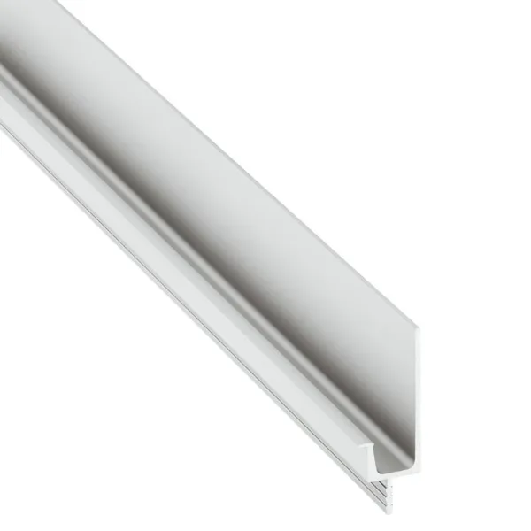 Aluminium handle profile 2500x19.8x40mm, matt chrome