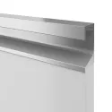 Aluminum handle profile L3500mm stainless steel