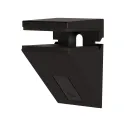 Glass shelf support KALABRONE MINI, for shelf 5-10mm, matt black
