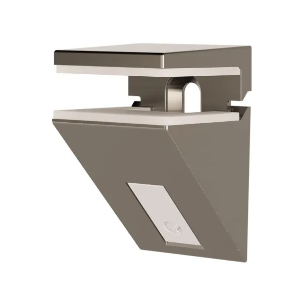 Glass shelf support KALABRONE MINI, for shelf 5-10mm, tainless steel