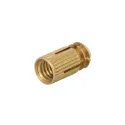 Įvorė išsipečianti, M4 vidinis sriegis, 5x8mm, žalvaris