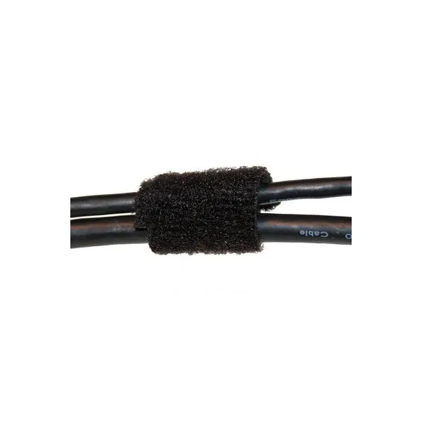 Dirželis laidams Velcro P20, L25m, juoda