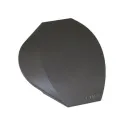 Cable Duct End covers for soft cable duct, W150 mm, grey