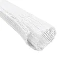Cable Cover Ø 25 mm, plaited self closing cable sock, 25 m roll, white