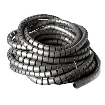 Cable Tube Ø 25 including cable guide, 20 m roll, silver