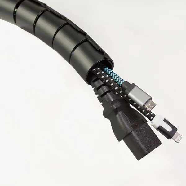 Cable Tube Ø 25 including cable guide, 20 m roll, black