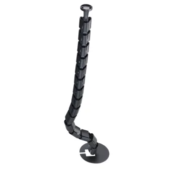 Cable tube Cable Pipe Vertical, L1252 mm, black