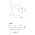 Cable Grommet Axessline, Large, Ø 80 mm, silver