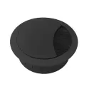 Cable Grommet Axessline, Medium, Ø 60 mm, with brush, black