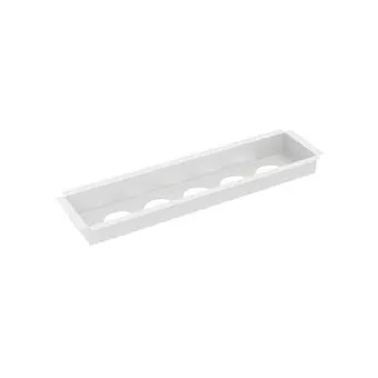 Mounting tray for 5 Powerdots, white
